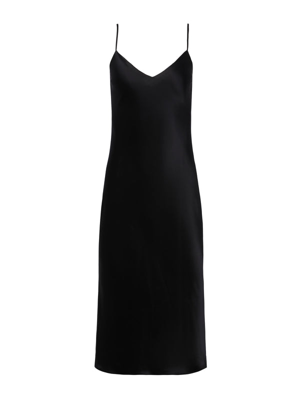 L'AGENCE Jodie Slip Dress In Black