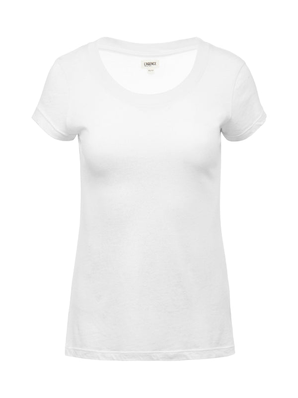 L'AGENCE Cory Tee In White