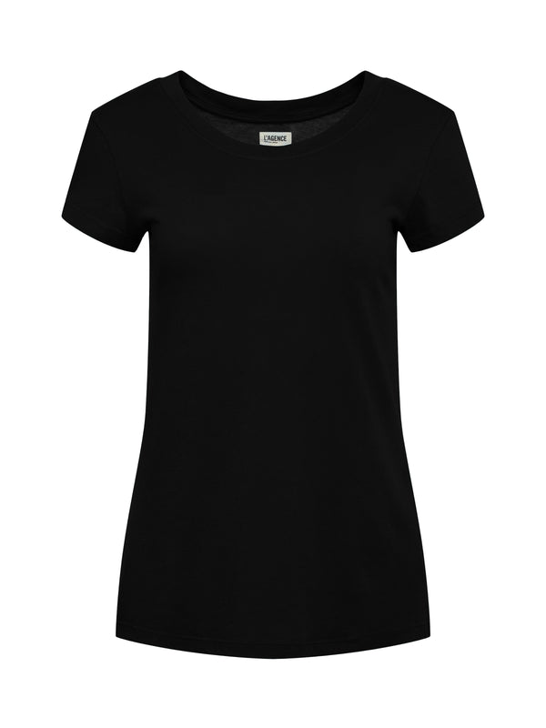 L'AGENCE Cory Tee In Black