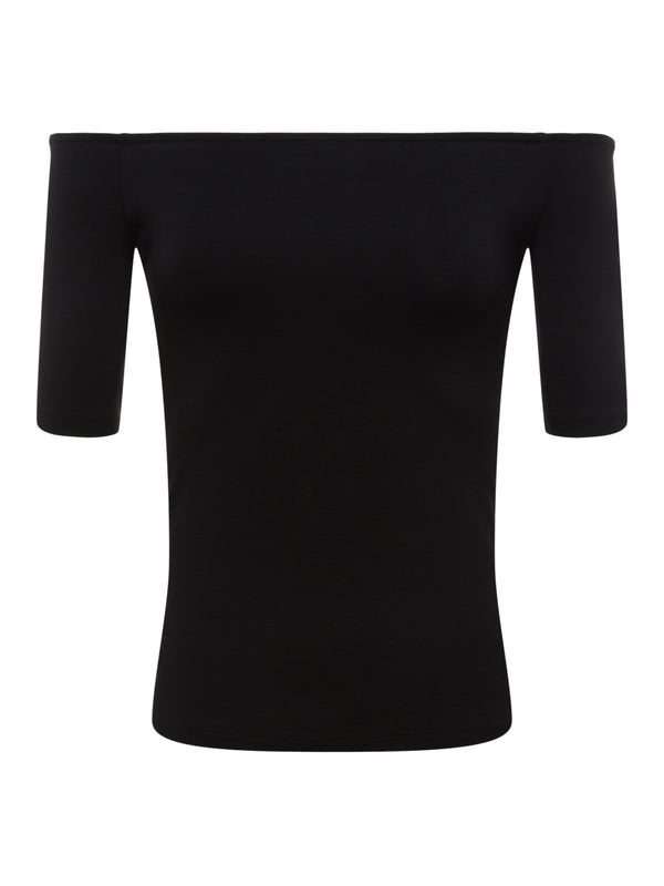 L'AGENCE Suzie Top In Black