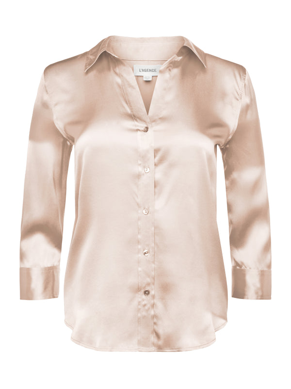 L'AGENCE Dani Blouse In Petal