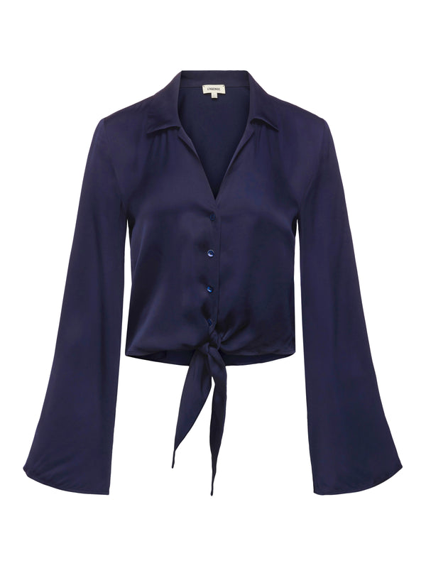 L'AGENCE Roxane Top In Midnight