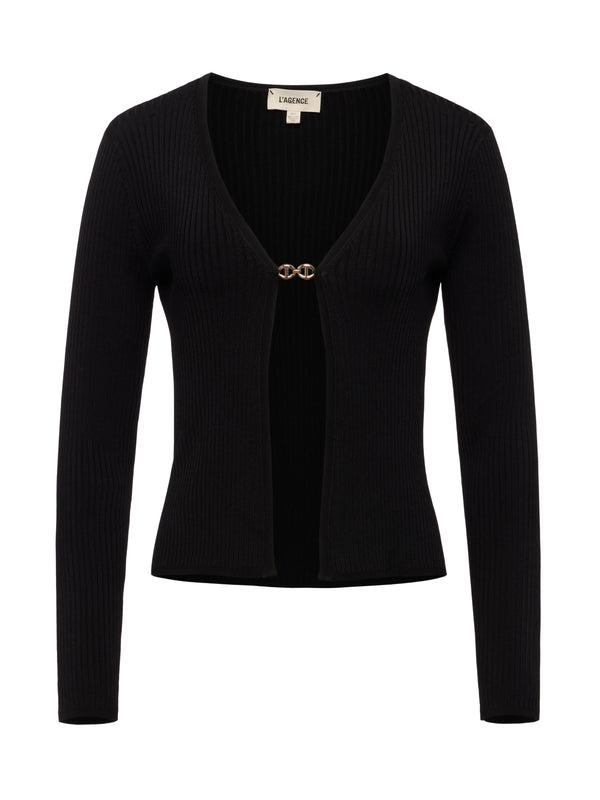 L'AGENCE Juno Sweater In Black