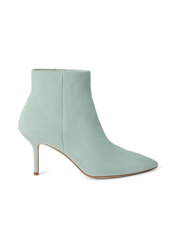 L'AGENCE Aimee Bootie In Soft Mint Suede