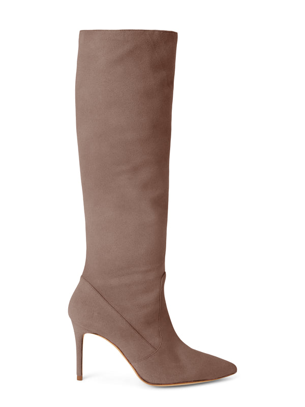 L'AGENCE Lena Boot In Cappuccino Suede