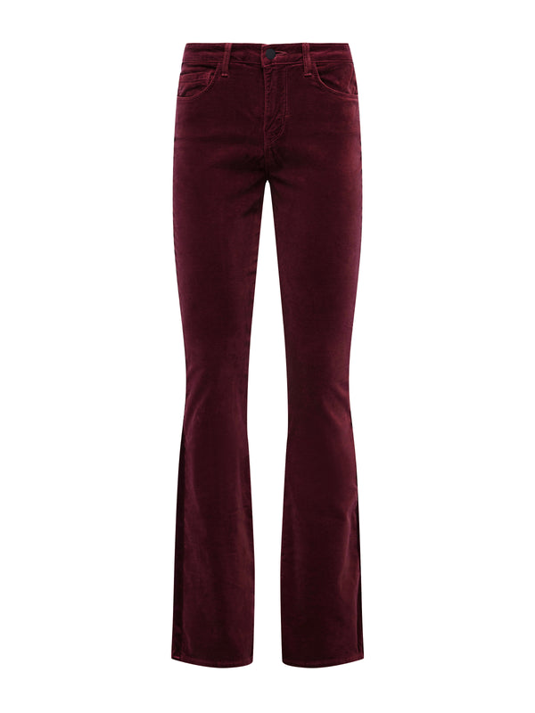 L'AGENCE Stevie Velvet Jean In Black Cherry