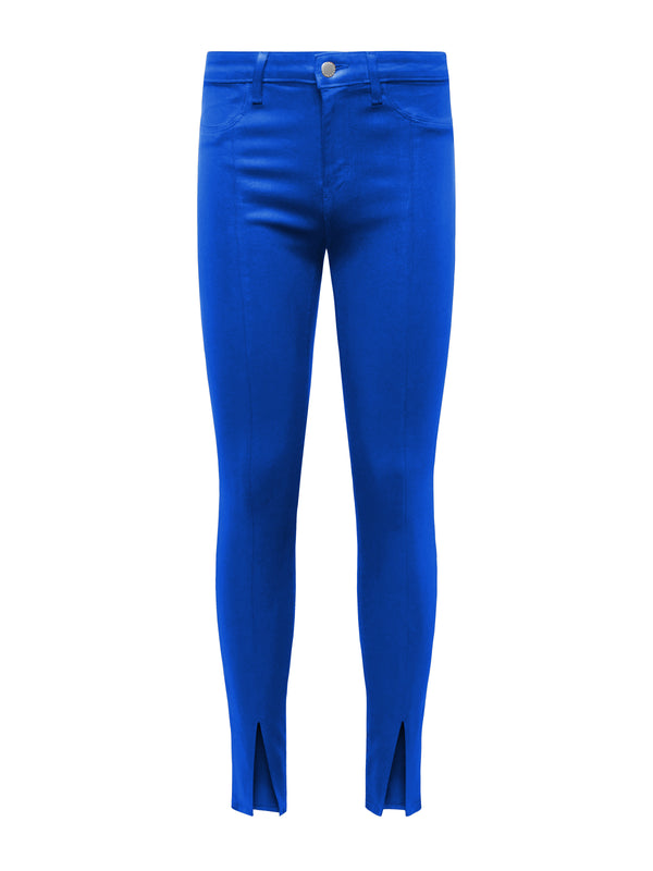 L'AGENCE Jyothi Coated Jean In Electric Blue Coated