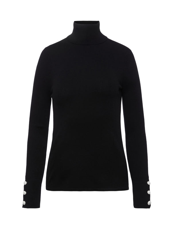 L'AGENCE Odette Sweater In Black/Ivory