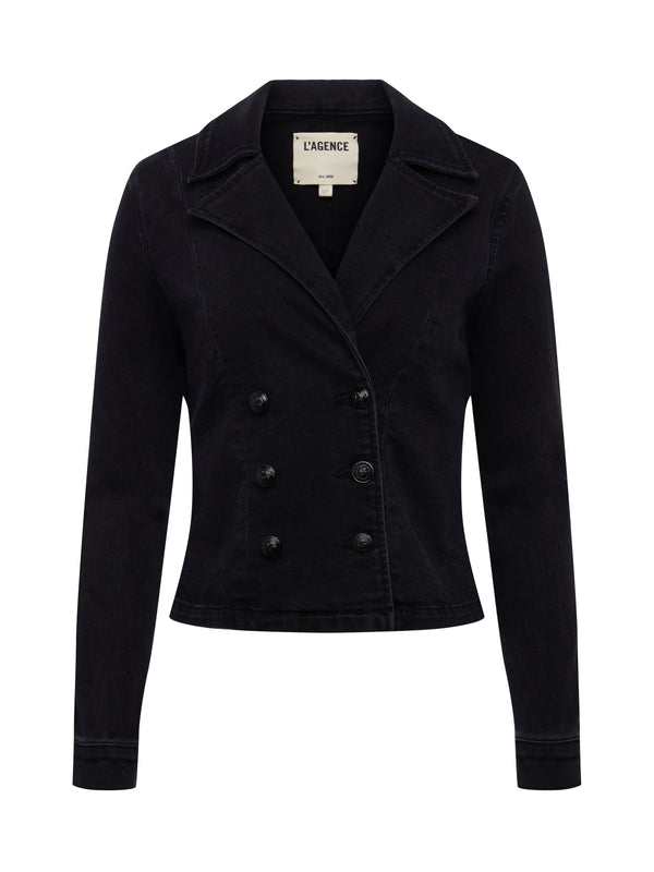 L'AGENCE Admiral Jacket In Washed Black