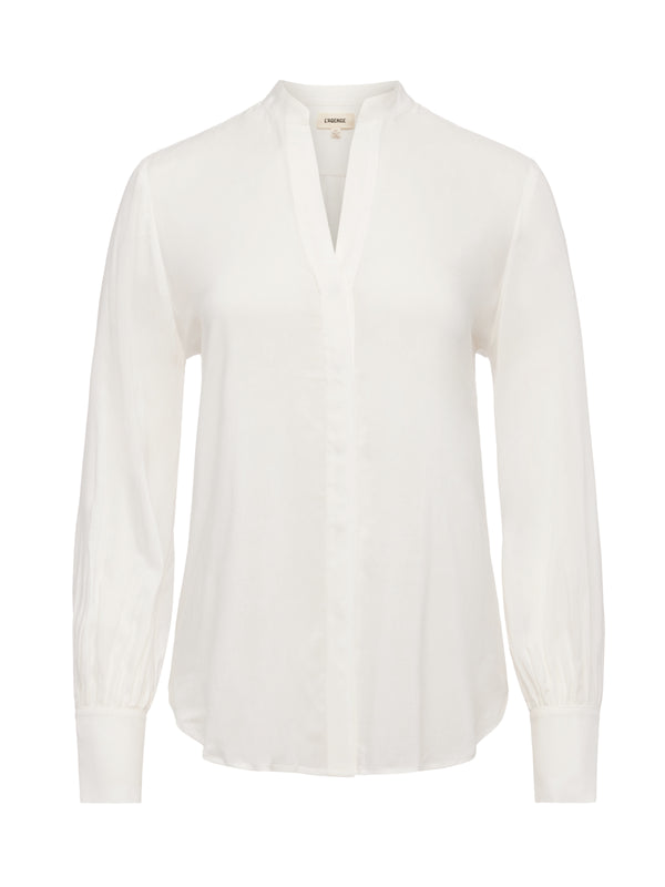 L'AGENCE Aaron Blouse In Ivory