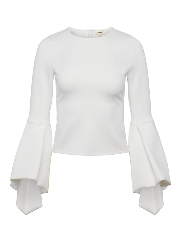 L'AGENCE Chase Top In Ivory