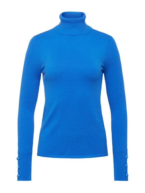 L'AGENCE Odette Sweater In Deep Sky Blue