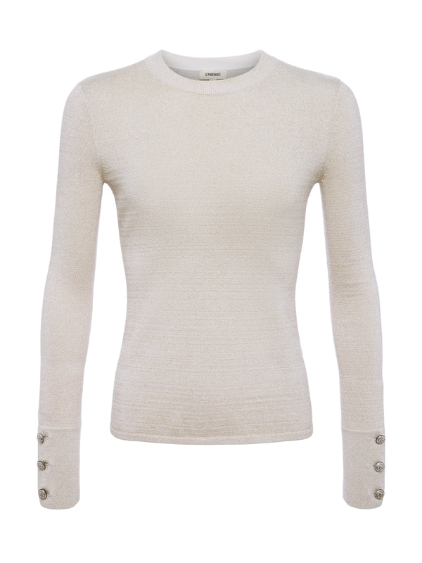L'AGENCE Ayan Sweater In Champagne