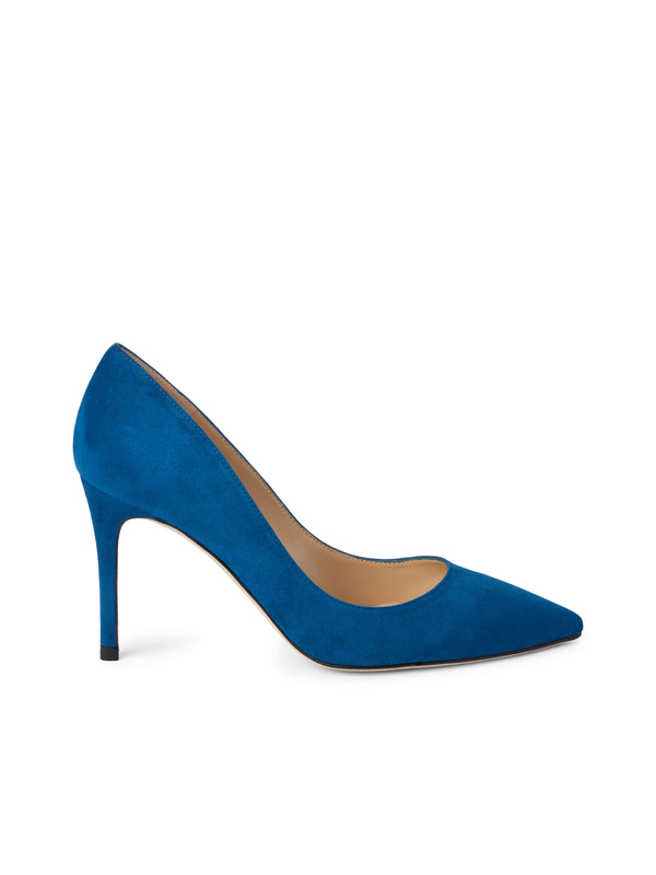 L'AGENCE Eloise Pump In Teal Suede