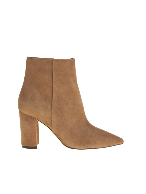 L'AGENCE Galena Bootie In Nude Suede