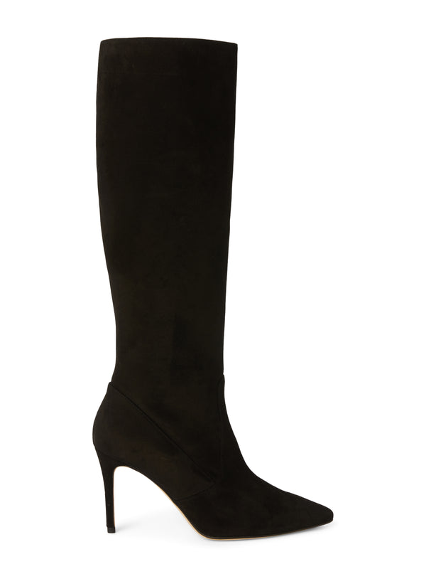 L'AGENCE Lena Boot in Black Suede