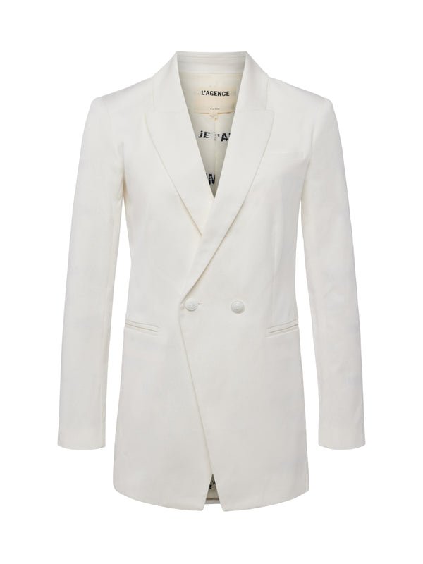 L'AGENCE Nellie Blazer in Ivory/Je T'Aime
