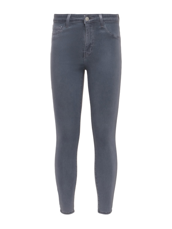 L'AGENCE Margot Coated Jean in Gris Coated