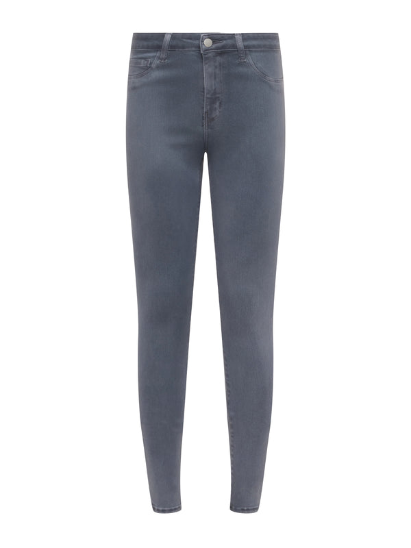 L'AGENCE Marguerite Coated Jean in Gris Coated