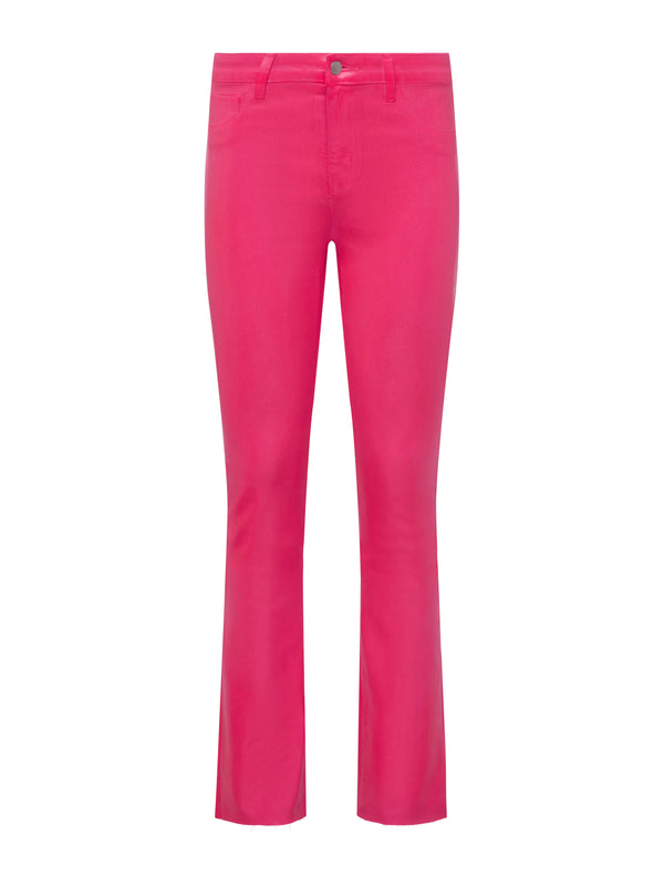 L'AGENCE Ruth Coated Jean in Jean Ultra Pink Coated