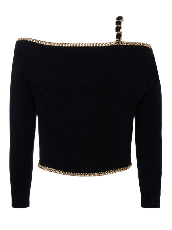 L'AGENCE Jayden Sweater in Black