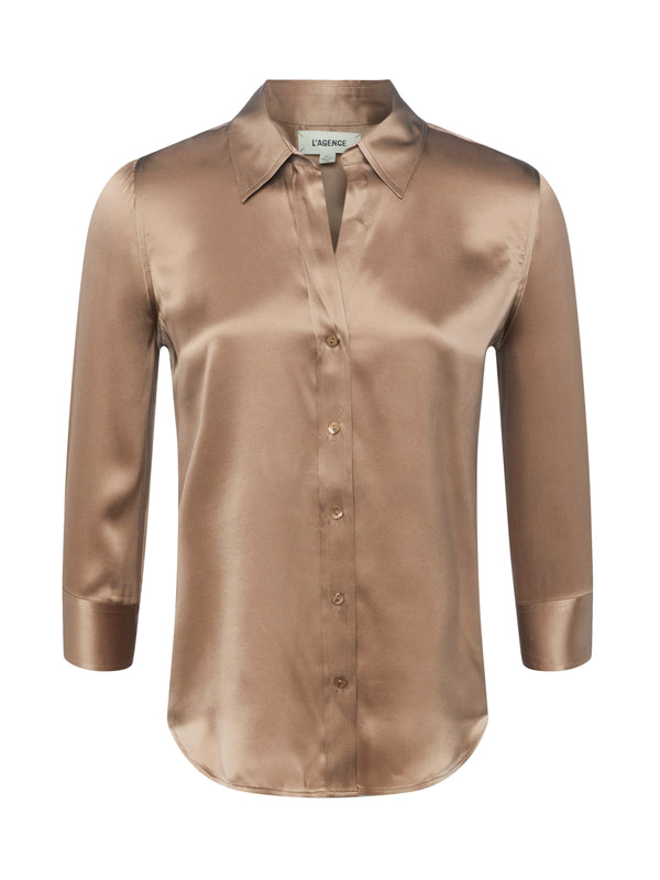 L'AGENCE Dani Blouse in Chantarelle